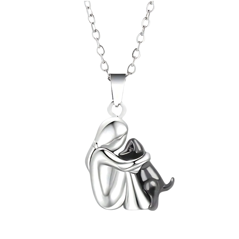 Taisha - Hug pendant necklace | Silver and Gold