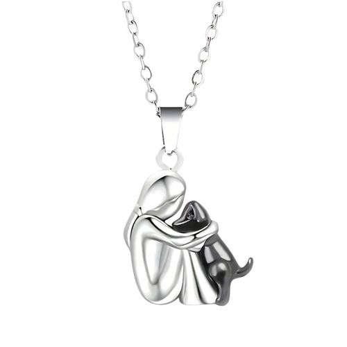 Taisha - Hug pendant necklace | Silver and Gold