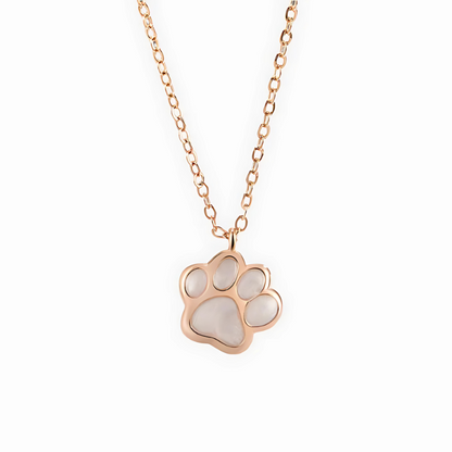 Yanika - Necklace with silver paw pendant