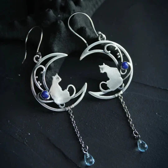 Allen - Boho tissue earrings made of silver