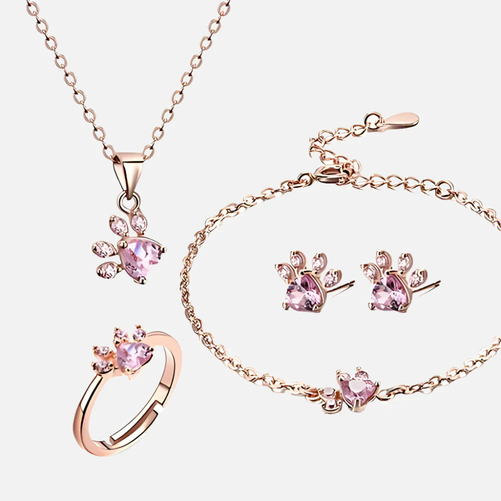 Arbour -4-piece jewelry set | Silver and Gold
