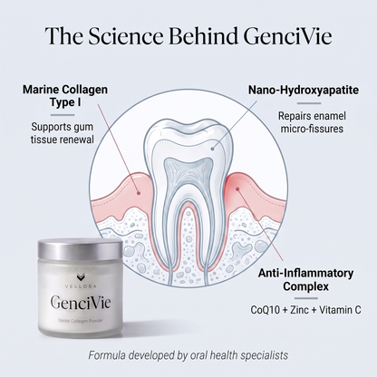 The science behind GenciVie - marine collagen, nano-hydroxyapatite, anti-inflammatory complex